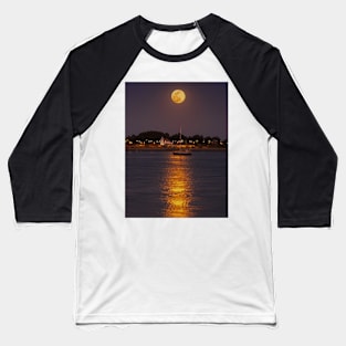 Sunset at beach Baseball T-Shirt